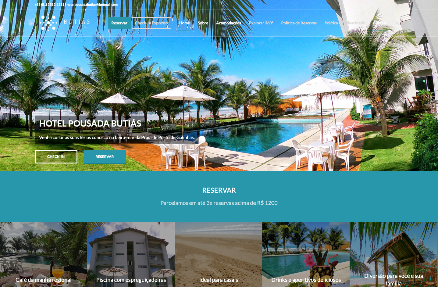 Wordpress Hotel Website