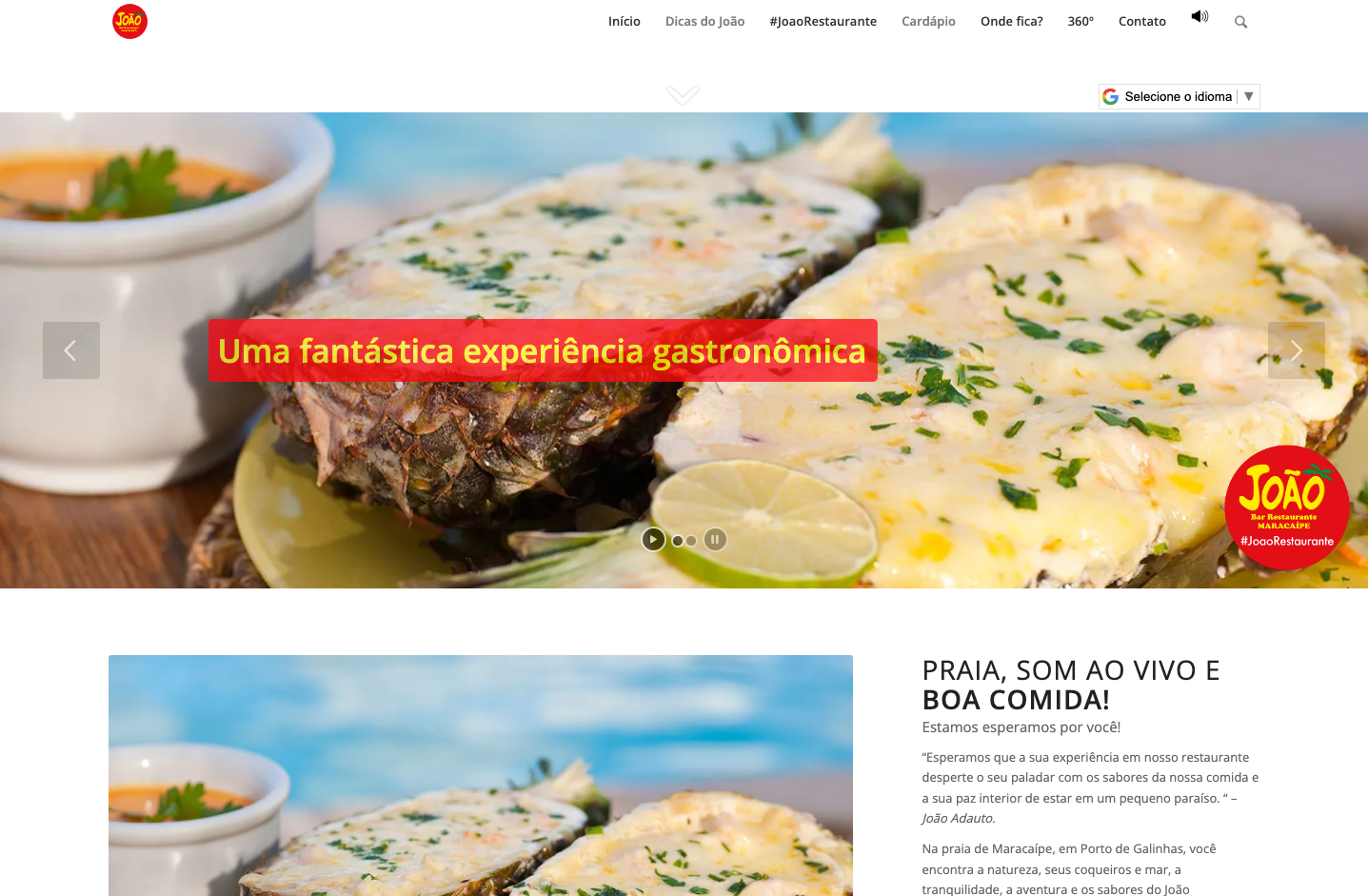 Wordpress Restaurant Website